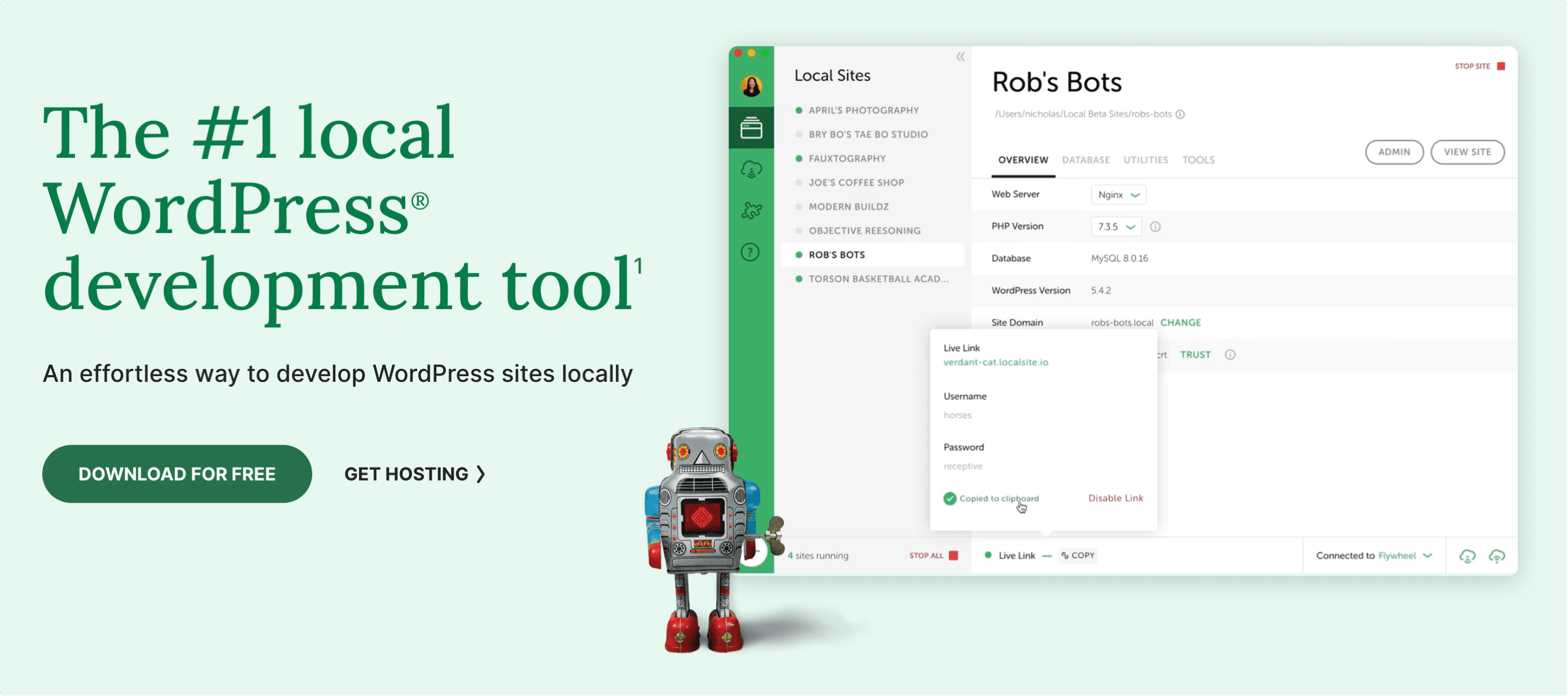 LocalWp - Bricks WordPress Installation